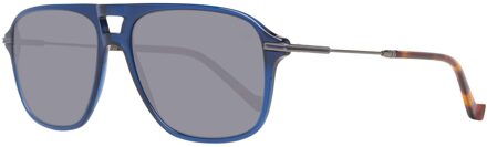 Hackett Mannen Zonnebril 56/16/140 mm Acetaat Blauw - One Size