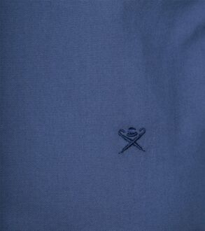 Hackett Overhemd Garment Dyed Offord Blauw - L