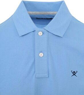 Hackett Polo Blauw Lichtblauw - XXL
