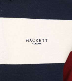 Hackett Polo Rugbyshirt Donderblauw - M