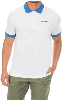 Hackett Polo Shirt Hackett , White , Heren