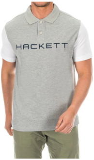 Hackett Poloshirt Hackett , Gray , Heren - S