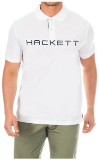 Hackett Poloshirt Hackett , White , Heren - S
