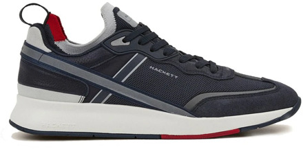 Hackett Tech Pro Sneakers voor Mannen Hackett , Blue , Heren - 41 Eu,44 Eu,45 EU