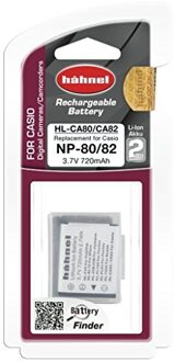 Hähnel HL-CA80-Li-Ion Batterij Voor Casio NP-80, 3.7V, 720Mah