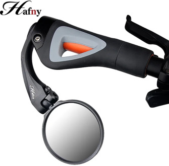 Hafny Flexible Bike Mirrors Clear Rear View Bicycle Mirror Handlebar End Back Eye Safety Mirror For Bicycle MTB Road Bike Mirror