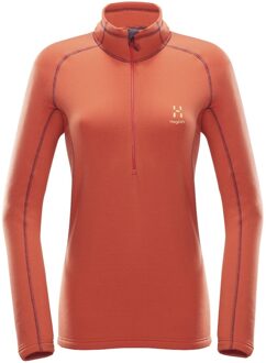 Haglöfs Bungy Q Top  - Midlayer Top Oranje - S