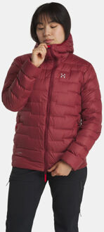 Haglöfs ROC Flash Down Hood Jas Dames Rood - M