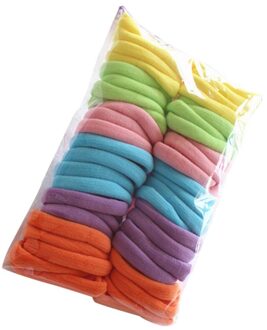 Haicar 50 Pcs Laagste Prijs Meisje Braider Snoep Kleur Elastische Hair Ties Band Rope Paardenstaart Armband Haar Houder Brace P # F
