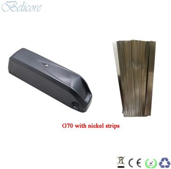 Hailong Shark Batterij Case 36 V 48 V 52 V Lege Ebike Batterij Case Down Buis Batterij Doos 80pcs Cellen 36V G70 met nikkel