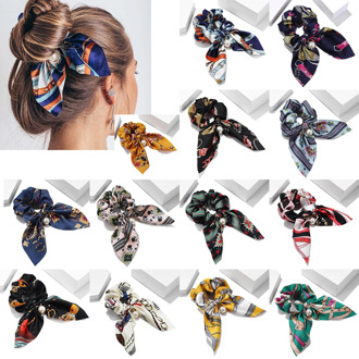 Hair chiffon the hair women and girls solid color ponytail hair accessory Girl fashion hair band hair band high school student