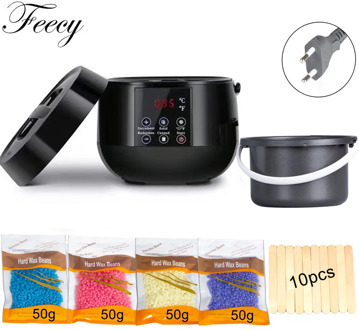 Hair Removal Wax-melt Warmer Heater Machine Set Paraffin Wax Beans Depilation No Strip Depilatory Hot Film Hard Waxing Pellet