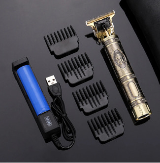 hair trimmer Barber Haircut Rechargeable hair Clipper Cordless Men Hair Cutting Machine Beard trimmer 0mm razor shave