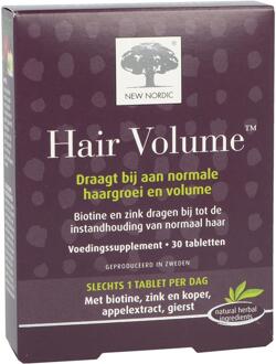 Hair Volume – Haargroei en volume – Voedingssupplement met biotine en zink – 30 tabletten