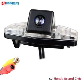 HaiSunny CCD Motor Voertuig Camera Auto Achteruitrijcamera Omkeren Parkeergelegenheid Camera Voor Honda Accord Civic Europe Pilot Odyssey Acura TSX