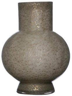 Hakbijl glass Bloemenvaas Deborah - Goud - glas - D17 x H22 cm?