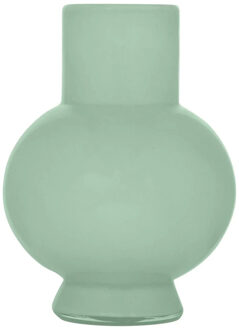 Hakbijl glass Bloemenvaas Deborah - Groen - glas - D17 x H22 cm?