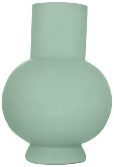 Hakbijl glass Bloemenvaas Deborah - Groen - glas - D31 x H39 cm?