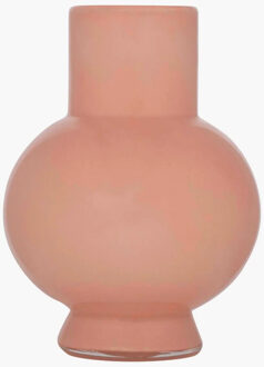 Hakbijl glass Bloemenvaas Deborah - Zacht Roze - glas - D17 x H22 cm?