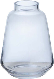 Hakbijl glass Bloemenvaas Kiffa - transparant - glas - D13 x H17- decoratie