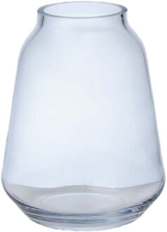 Hakbijl glass Bloemenvaas Kiffa - transparant - glas - D18 x H22 - decoratie