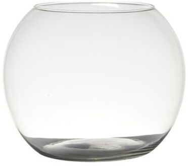 Hakbijl glass bol vaas/terrarium vaas - D25 x H20 cm - glas - transparant - Vazen