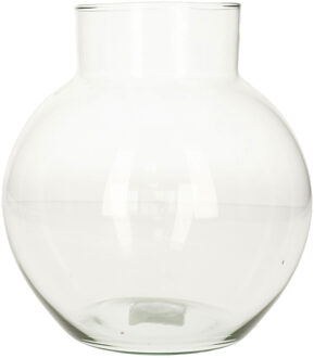 Hakbijl glass Hakbijl bol vaas/terrarium - D19 x H20 cm - transparant glas - Vazen