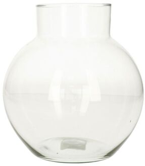 Hakbijl glass Hakbijl bol vaas/terrarium - D19 x H20 cm - transparant glas - Vazen