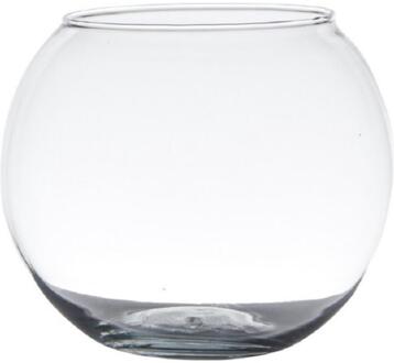 Hakbijl glass Hakbijl bol vaas/terrarium - D20 x H15 cm - glas - Vazen Transparant