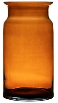 Hakbijl glass Vaas Essentials Michelle amber 29,5cm Geel