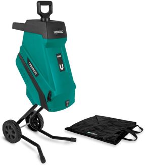 Hakselaar/Shredder 2500W - Voor takken tot Ø45mm - Incl. 45L opvangzak & duwstok