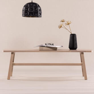 Halbank 'Akio' Rubberhout, 140cm - 140 cm