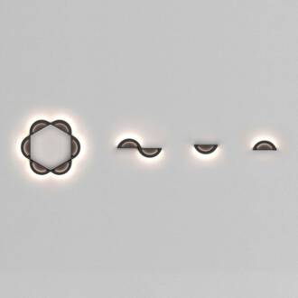 Halbo LED buitenwandlamp van aluminium, IP65 antraciet