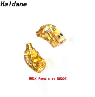 Haldane Hifi Hoofdtelefoon Plug Voor N5005 Male Naar Mmcx/0.78Mm Vrouwelijke Converter Adapter Mmcx/0.78 A-K-G n5005 Hoofdtelefoon 0.78mm to N5005