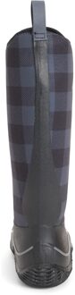 Hale Rubberen Zwart/Grijze Geruite Regenlaarzen - EU 39/ UK 6
