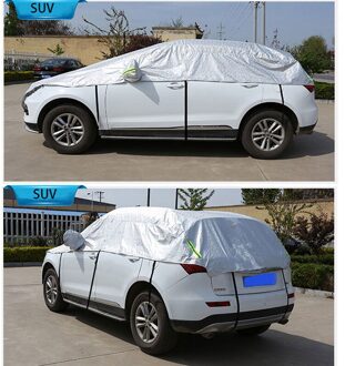 Half Auto Cover Venster Zonnebrandcrème Gordijn Auto Zonnebrandcrème Cover Met Verlichting Mark Outdoor Waterdichte Uv-bescherming Auto Accessorie SUV