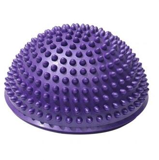 Half-Ball Spier Voet Body Oefening Stress Release Fitness Yoga Massage Bal Fitness Apparatuur Paars