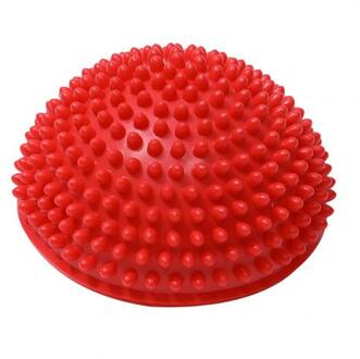 Half-Ball Spier Voet Body Oefening Stress Release Fitness Yoga Massage Bal Fitness Apparatuur Rood