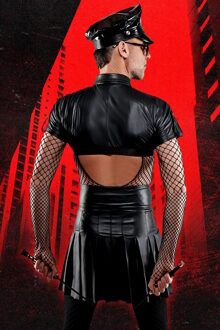 Half lange rok, BOJavier001 Zwart - Maat: S