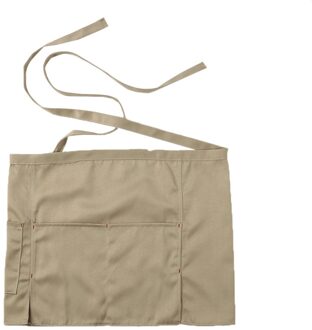 Half-Lengte Korte Taille Schort Met Pocket Catering Chef Ober Bar Household Cleaning Tools & Accessoires # W Beige