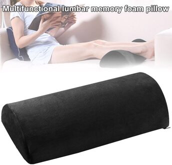 Half Moon Bolster Semi-Roll Kussen Enkel Ondersteuning Lumbale Nek Memory Foam Reizen Kussen Pijnbestrijding Memory Foam Pad XNC