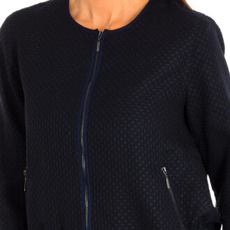 Half-seizoensjas met korte mouwen 9047 dames Blauw