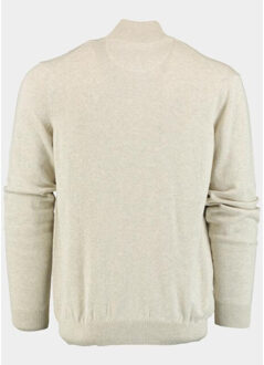 Half zip half zip 100% katoen 8400cct/815 Beige - XL