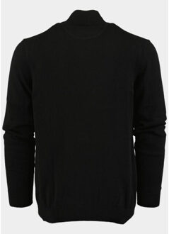 Half zip half zip 100% katoen 8400cct/90 Zwart - XL