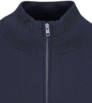 Half Zip Pullover Luxury Navy Donkerblauw