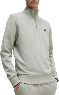 Half Zip Sweatshirt Heren licht grijs - XL