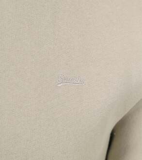 Half Zip Trui Beige - XL,XXL