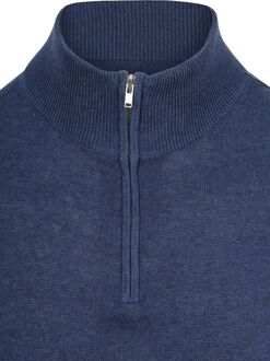 Half-Zip Trui Colin Indigo Denim Donkerblauw - 3XL,L,M,XL,XXL