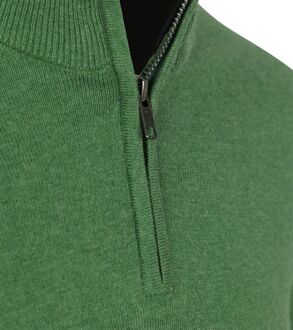 Half-Zip Trui Cotton Cashmere Groen - L,M,S