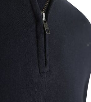 Half-Zip Trui Cotton Cashmere Navy Donkerblauw - L,M,S,XXL